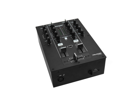 Omnitronic PM-202F DJ-Mixer / Player, 2-Kanal, schwarz