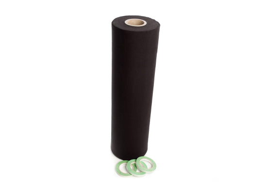 Admiral Rollmolton ECO Skirting, schwarz, 160g/m², B: 0.8m
