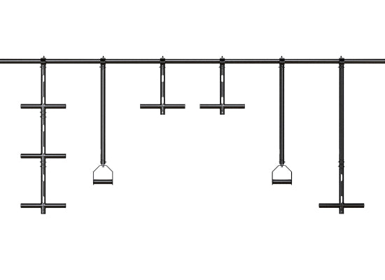 Global Truss F31M-B Traverse, 0.25m, SCHWARZ