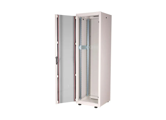 Roline Netzwerkschrank Basic, 42HE, grau, 600x600mm, Glastür
