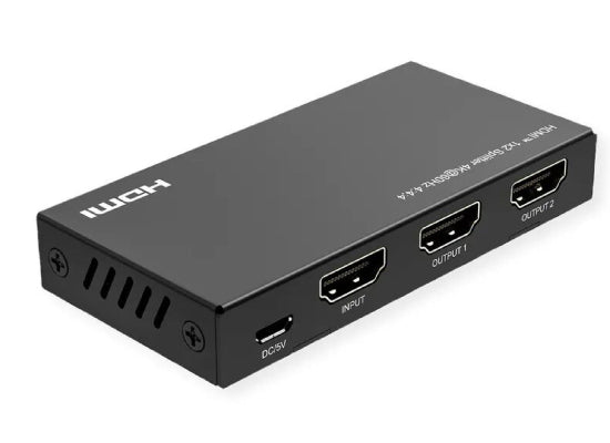Value HDMI Video-Splitter, 2-fach, 4K, schwarz