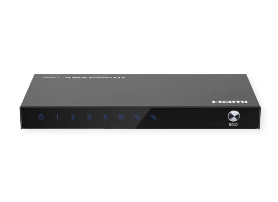 Value HDMI Video-Splitter, 4-fach, 4K, schwarz,