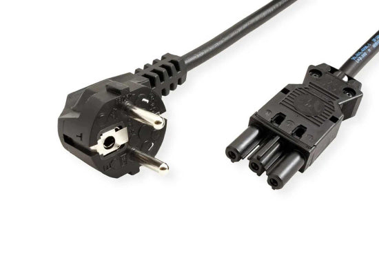 Bachmann GST18-3 Gerätezuleitung, schwarz, 3m