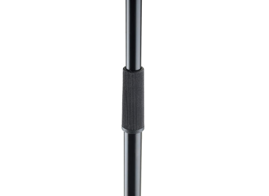K&M 26125 Mikrofonstativ mit Rundsockel, schwarz