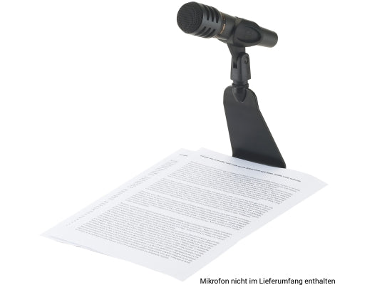 K&M 23250 Mikrofon-Tischstativ, schwarz