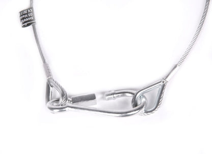 SweetPRO SA 100/04-S Safety/Fangseil, 16kg,1000x4mm, silber