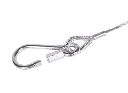 SweetPRO SA 100/04-S Safety/Fangseil, 16kg,1000x4mm, silber