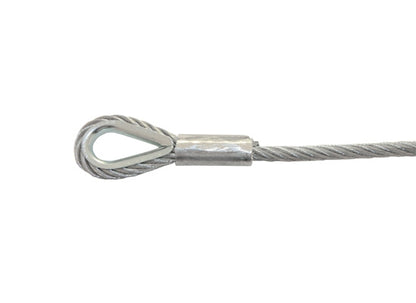 SweetPRO SA 100/08-S Safety/Fangseil, 64kg,1000x8mm, silber