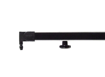 Wentex Pipes & Drapes Teleskopstange horizontal, 1.8-3.0m,schwarz
