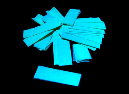 MagicFX Slowfall Konfetti, GRÜN UV, 1kg, 55x17mm Rechteck