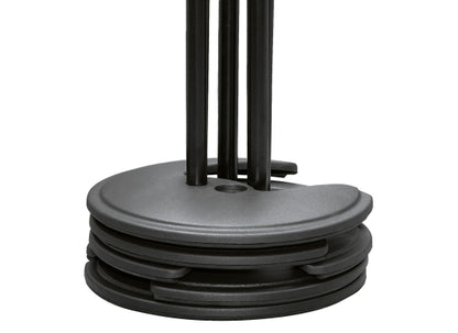 K&M 26045 Mikrofonstativ mit Rundsockel, schwarz