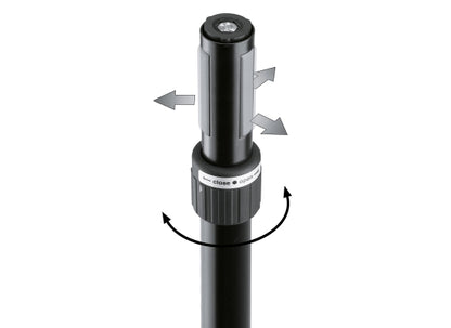K&M 21340 Distanzrohr mit Kurbel