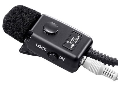 Icom HM-153LA Clipmikrofon mit Ohrhörer