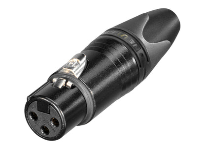 Neutrik NC3FXX-BAG-D XLR 3pol Stecker fem. schwarz