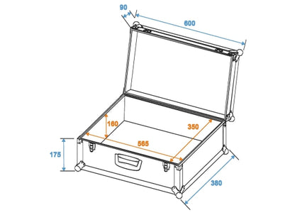 Case Universal ECO KOFFER 600x390x265mm