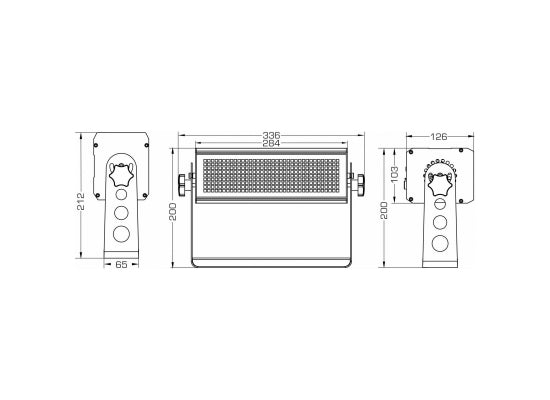 Briteq BT-MAGICFLASH 324 LED Stroboskop