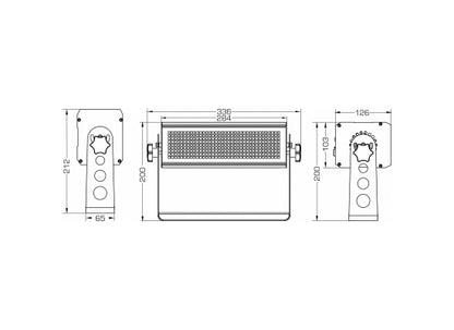 Briteq BT-MAGICFLASH 324 LED Stroboskop