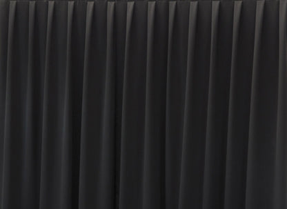 Wentex Pipes & Drapes Vorhang Molton, 3x1.2m, 300g/m², schw.