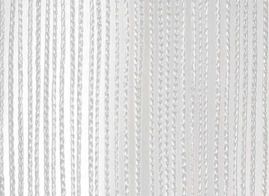 Wentex Pipes & Drapes Vorhang Fadenvorhang, 3x3m, 220g/m², weiß