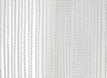 Wentex Pipes & Drapes Vorhang Fadenvorhang, 3x4m, 220g/m², weiß
