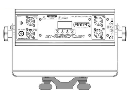 Briteq BT-MAGICFLASH RGB LED Stroboskop