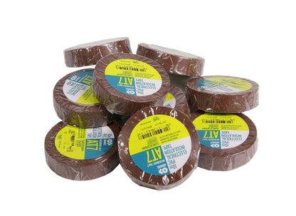 Advance Tapes AT 7 PVC-Isolierband Zumbel Tape, braun,10m,15mm