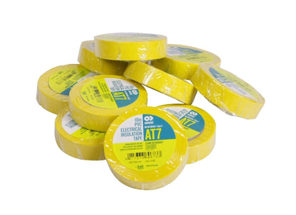 Advance Tapes AT 7 PVC-Isolierband Zumbel Tape, gelb, 10m, 15mm