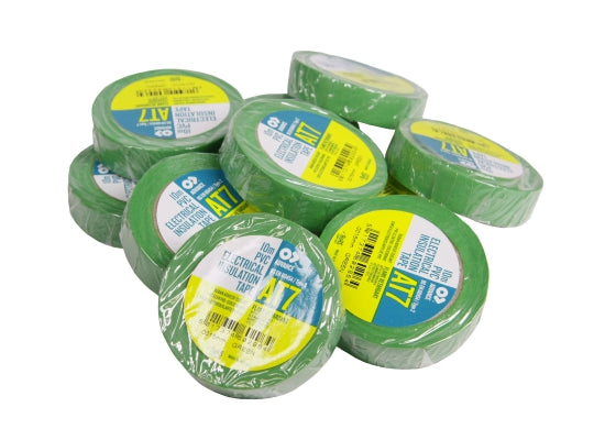 Advance Tapes AT 7 PVC-Isolierband Zumbel Tape, grün, 10m, 15mm