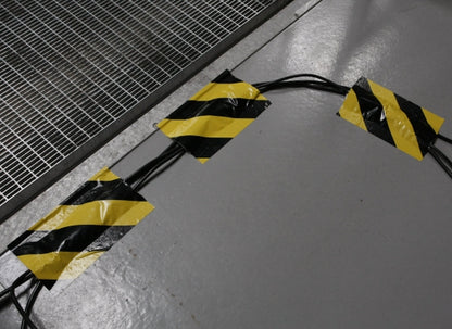 SweetPRO TA TUBY-015/150 Tunnel Tape, schwarz/gelb