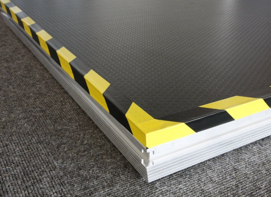 SweetPRO TA WBY-025/50-PRO Warnklebeband, schwarz/gelb, Gaffa