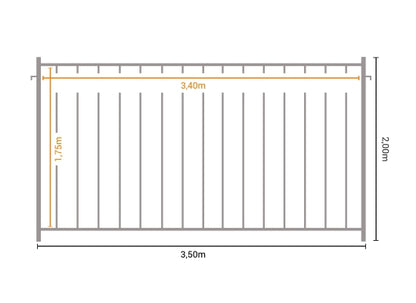 SweetPRO GZ OS/B-204 340/175 Orientierungsbanner, Speisen