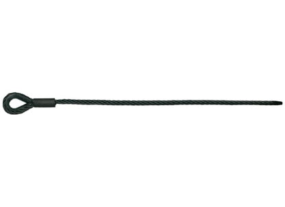 Safetex AS-05-B-1K-04.00 Anschlagseil, Ø5mm, 4m, SCHWARZ