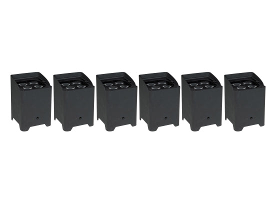 Showtec EventLITE 4/10 Q4 Akku LED Scheinwerfer SET
