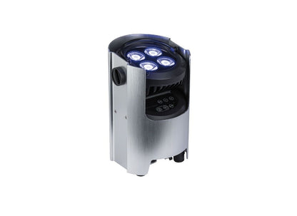 Showtec EventSpot 1600 Q4 Akku LED Outdoor Spot, chrome