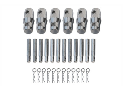 Global Truss F33 T42 T-Stück, 4-Weg, SILBER