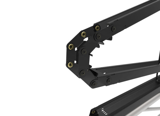 Admiral SNAKE Kabelführung, schwarz, Breite: 3m, Hub: 8m