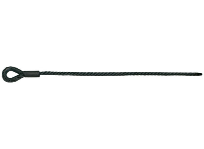 Safetex AS-05-B-1K-05.00 Anschlagseil, Ø5mm, 5m, SCHWARZ