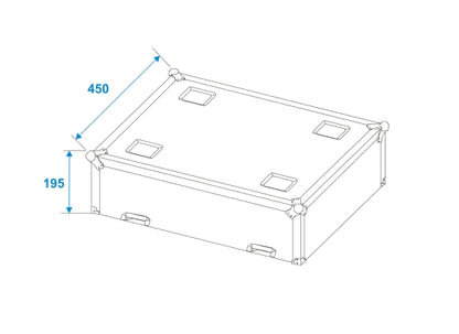 Case für 2x Eurolite TMH-75 LED Moving Head