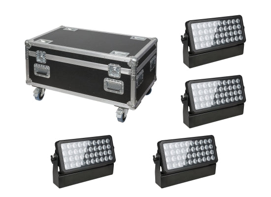 Showtec Helix S5000 Q4 LED Outdoor Fluter SET