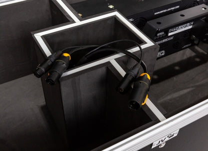 Case für 4x Briteq BT-Nonabeam, schwarz