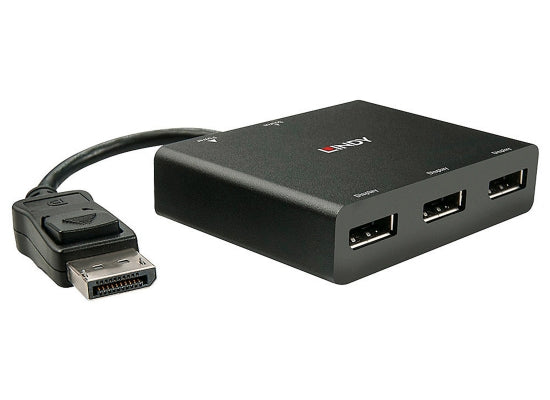 Lindy 38429 3 Port DisplayPort 1.2 Hub / Splitter