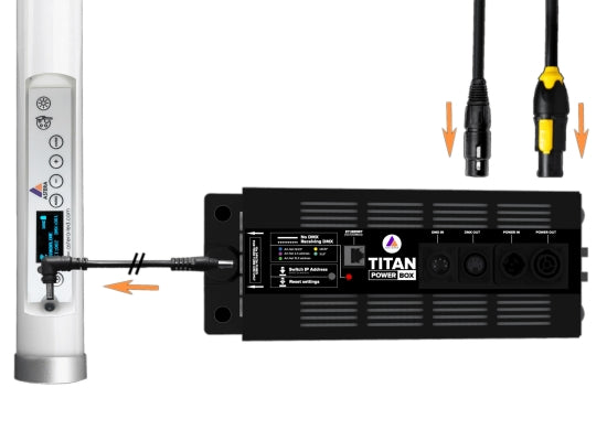 Astera FP1/FP2 Power + Daten Kombikabel, 10m, 8er SET