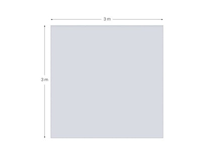 Sweetlight BV/PD-3/3-B-300 Molton, 3x3m, 300g/m², schw., B1, alls