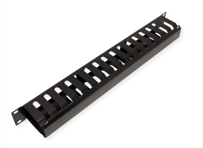 Value Frontplatte mit Rangierkanal, 19'', 1HE, 40x80mm