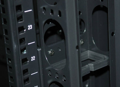 Value Serverschrank, schwarz, 42HE, Glas-/Stahltüren