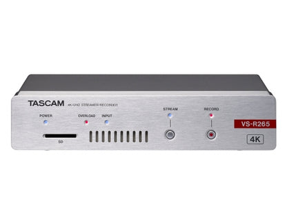 Tascam VS-R265 4K/UHD Videostreamer / Recorder
