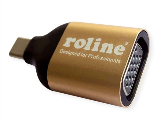 Roline Gold Display Video-Adapter, USB Typ C male / VGA female