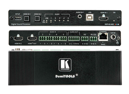 Kramer DSP-62-AEC 6x2 Audio Matrix Switcher