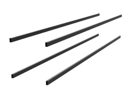 Admiral L230 Length Tube Längenprofil 4er SET, schwarz, 230cm