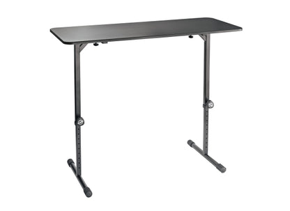 K&M 12160 DJ Tisch, schwarz